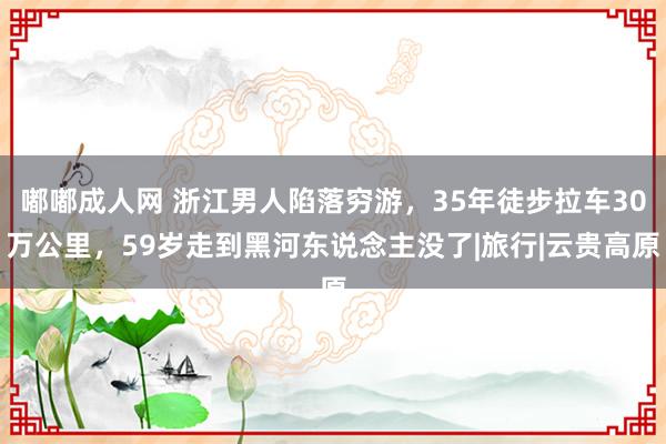 嘟嘟成人网 浙江男人陷落穷游，35年徒步拉车30万公里，59岁走到黑河东说念主没了|旅行|云贵高原